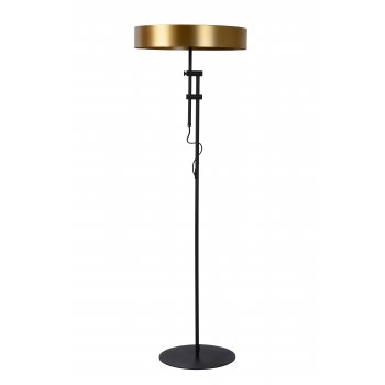 GIADA Floorlamp 2x E27 /40W Matt Black/Satin Bras - obrázek