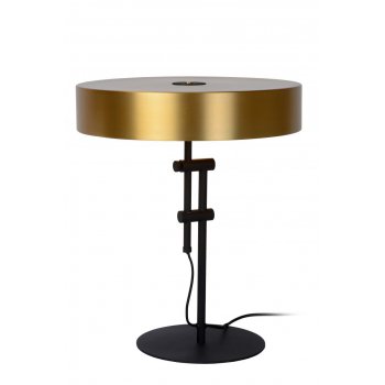 GIADA Table lamp 2x E27 /40W Matt Black/Satin Bras - obrázek