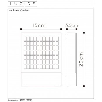 DIGIT Outdoor Wall lamp 3w /   Led 2700K Antracite - obrázek