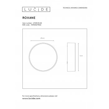 ROXANE Ceiling Light Led Round 10W  Anthracite - obrázek