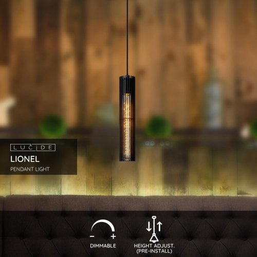 LIONEL Pendant 1xE27/40W Black - obrázek