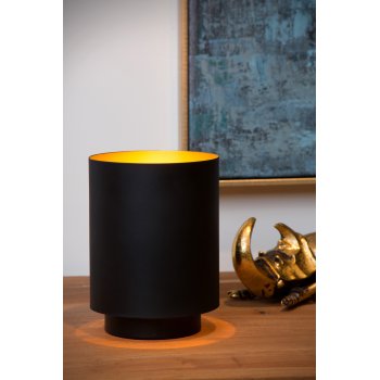 SUZY Table lamp E14/40W Round Black/Gold - obrázek