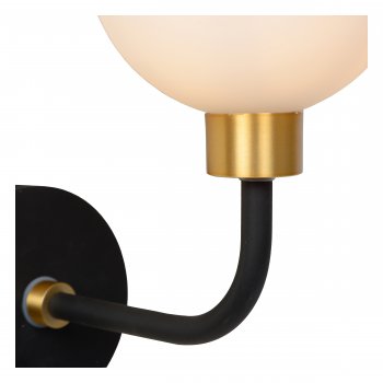 BEREND Wall Light 1xG9/33W 13/21/6.2cm Black/White - obrázek