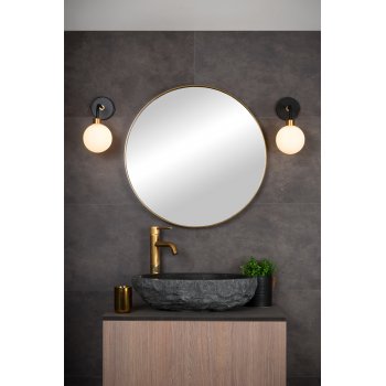 BEREND Wall Light 1xG9/33W 13/21/6.2cm Black/White - obrázek