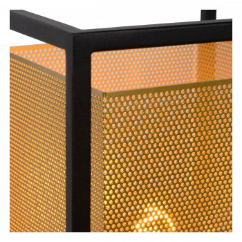 SANSA Floor lamp 1xE27/40W Black/Gold - obrázek