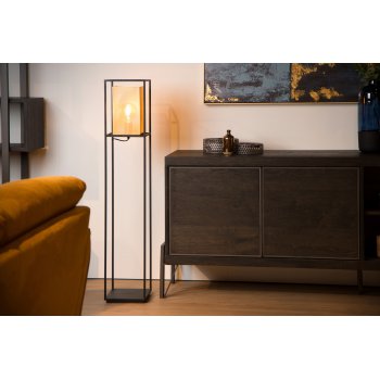 SANSA Floor lamp 1xE27/40W Black/Gold - obrázek