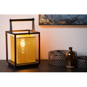 SANSA Table lamp 1xE27/40W Black/Gold - obrázek