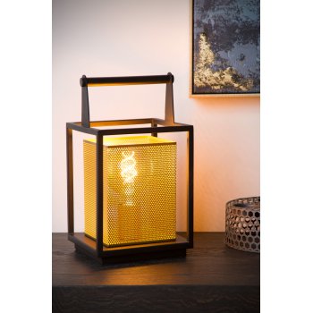 SANSA Table lamp 1xE27/40W Black/Gold - obrázek