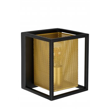 SANSA Wall light 1xE27/40W Black/Gold - obrázek