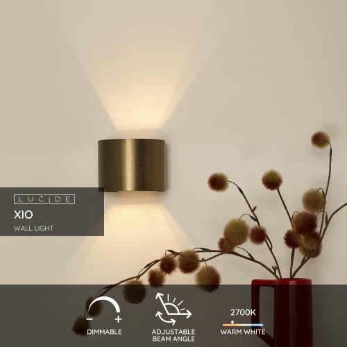 XIO Wall Light Round G9/3.5W 350LM 2700K Bronze - obrázek