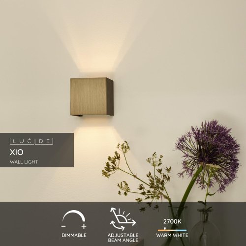 XIO Wall Light Square G9/3.5W 350LM 2700K Bronze - obrázek