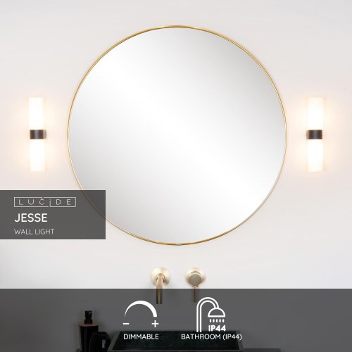 JESSE Wall ligh Bathroom 2xG9/33W Black - obrázek