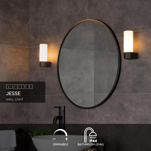 JESSE Wall ligh Bathroom G9/33W Black - obrázek