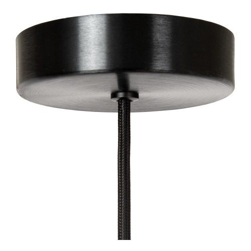 ORLANDO Pendant 1xE27/60W Black/Smoke Glass - obrázek