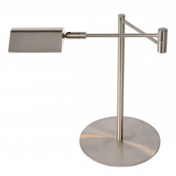 NUVOLA Desk lamp Led 9W Satin Chrome - obrázek