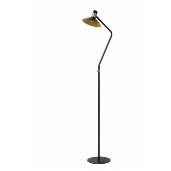 PEPIJN Floorlamp 1xE14 Black/Gold - obrázek