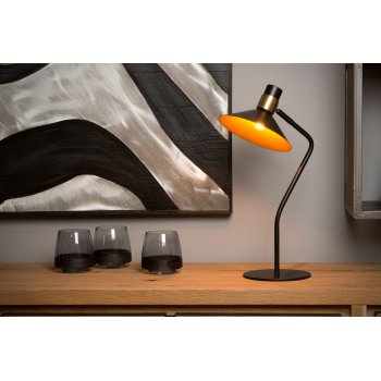 PEPIJN Table lamp 1xE14 Black/Gold - obrázek