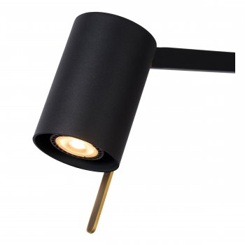 LESLEY Floor lamp GU10/35W Black - obrázek