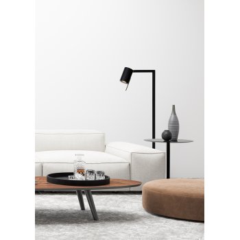 LESLEY Floor lamp GU10/35W Black - obrázek