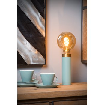 SELIN Table lamp E27/40W Bleu/matt yellow copper - obrázek