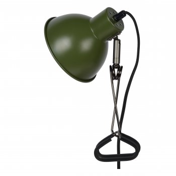 MIES Clamp Lamp E27/40W Green - obrázek