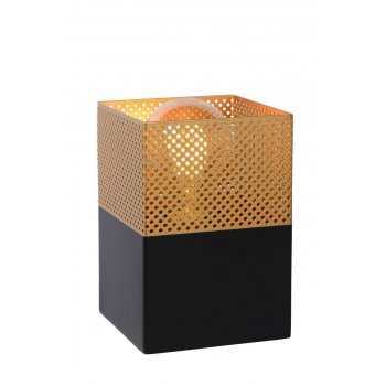 RENATE Wall Light  1x E27/40W Black/Gold - obrázek