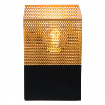 RENATE Wall Light  1x E27/40W Black/Gold - obrázek