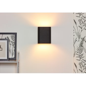 OVALIS Wall Light 2xE14/9W Black/Gold - obrázek