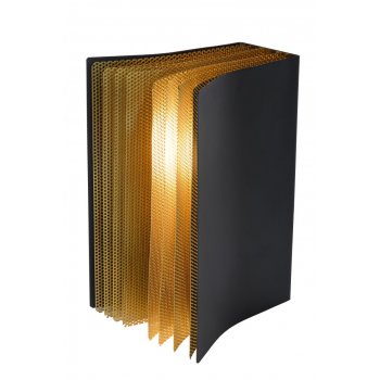 LIVRET Table lamp E14/40W Black/Gold - obrázek