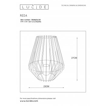 JANY Table lamp E14/40W Black/Smoke glass - obrázek