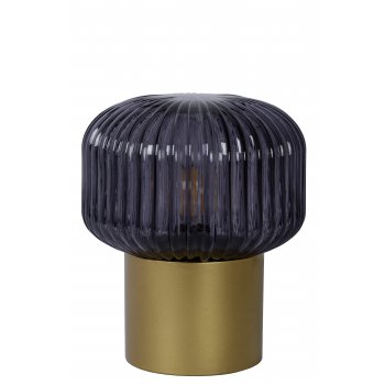 JANY Table lamp E14/40W Matt Gold/Smoke glass - obrázek