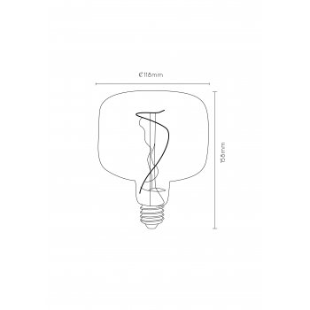 LAMP LED E27/4W 310LM Dimable Mat Opal - obrázek