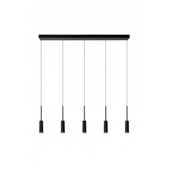 TUBULE  Pendant Led 5x7W 2700K Black - obrázek