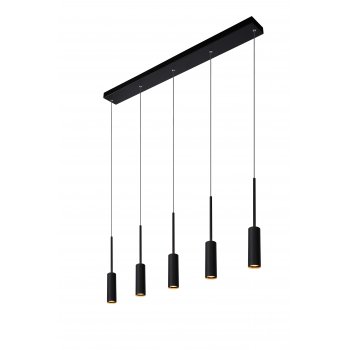 TUBULE  Pendant Led 5x7W 2700K Black - obrázek