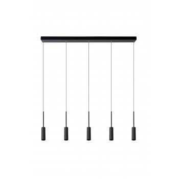 TUBULE  Pendant Led 5x7W 2700K Black - obrázek