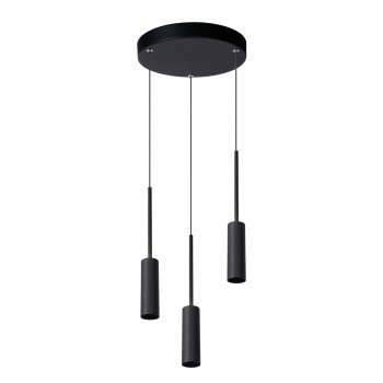 TUBULE  Pendant Led 3x7W 2700K Black - obrázek